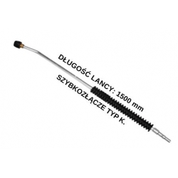 LANCA 150 CM DO MYJEK CIŚNIENIOWYCH LAVOR, KARCHER, DIBO, BOSCH, KRANZLE + SZYBKOZŁĄCZKA TYP K
